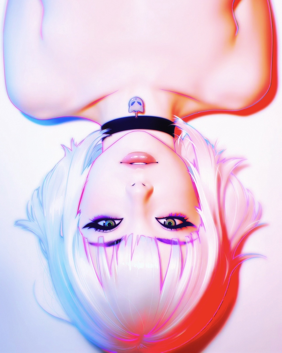 This is a pixiv picture whose title is morbid fascination.