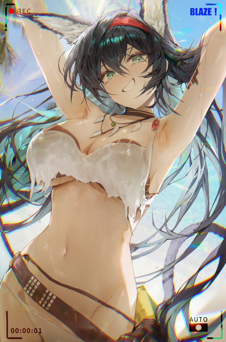 This is a pixiv picture whose title is Blaze.