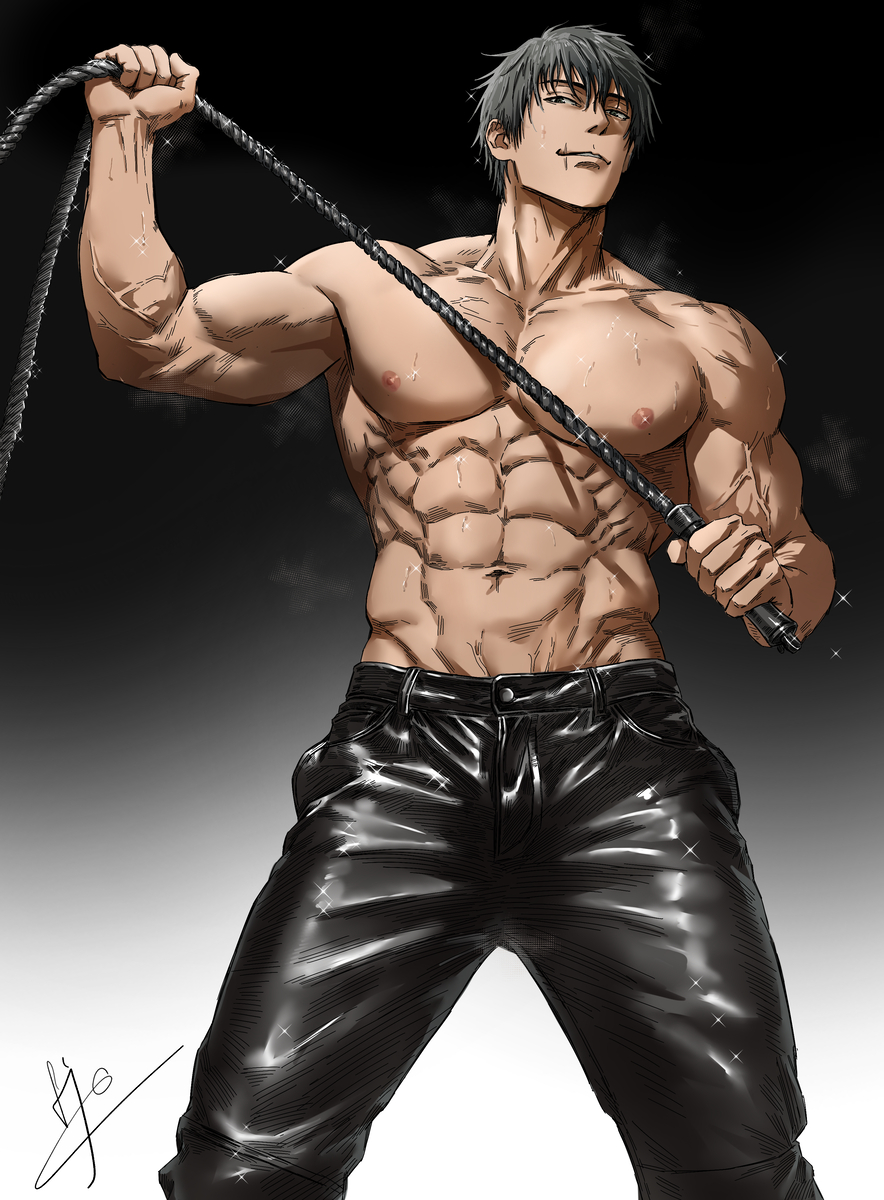 This is a pixiv picture whose title is 甚尔：过来.
