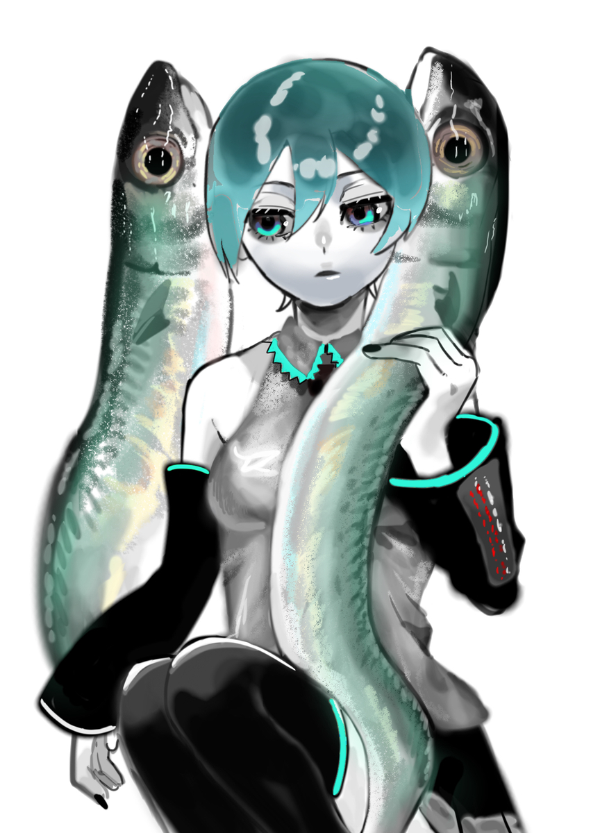 This is a pixiv picture whose title is 🐟.