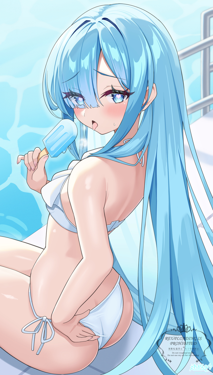 This is a pixiv picture whose title is ジェーナスちゃん🩵.