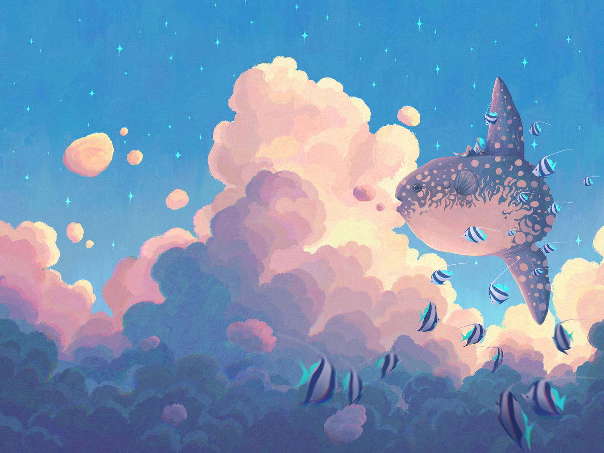 This is a pixiv picture whose title is 漫游者.