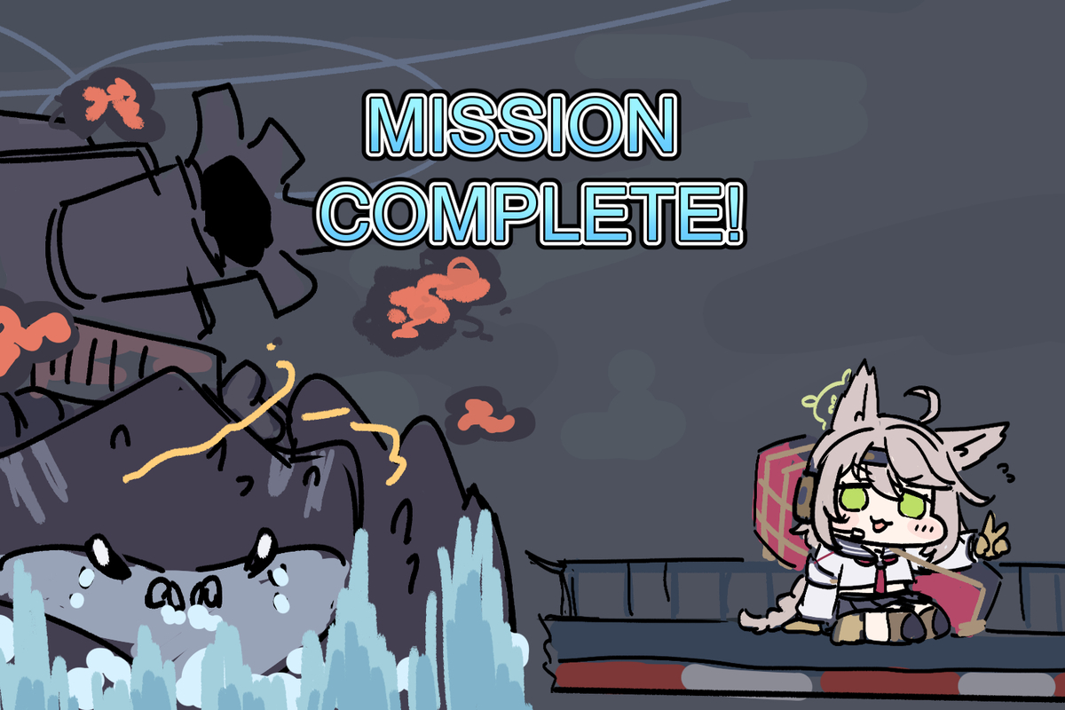 This is a pixiv picture whose title is Mission Complete.
