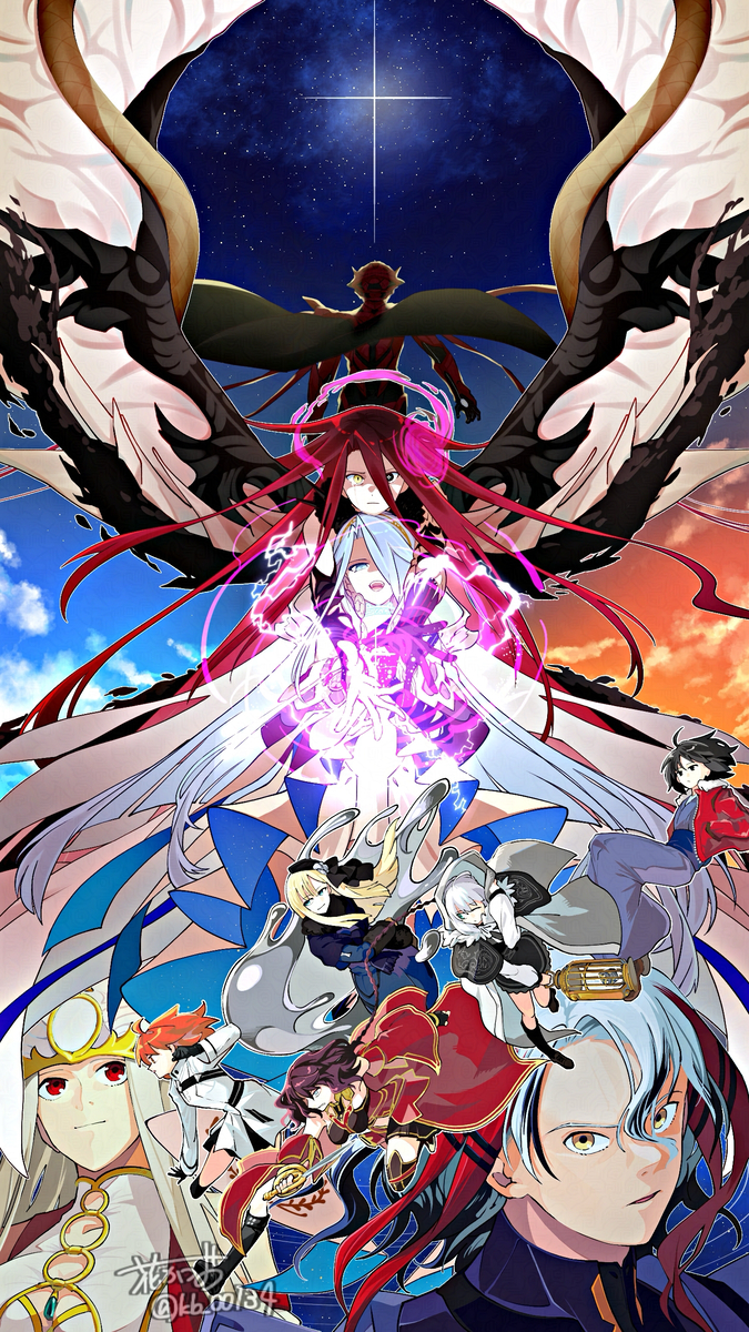 This is a pixiv picture whose title is 落涙の翼.