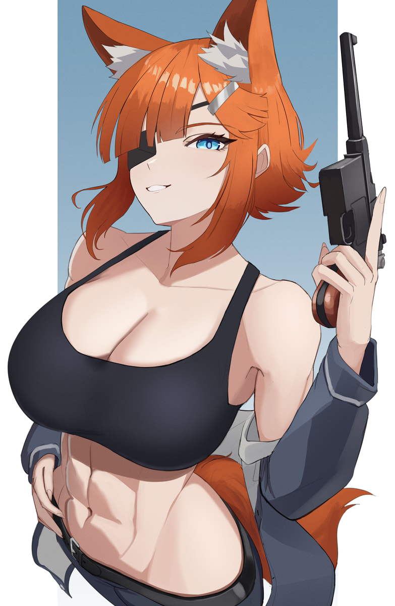 This is a pixiv picture whose title is Fox.