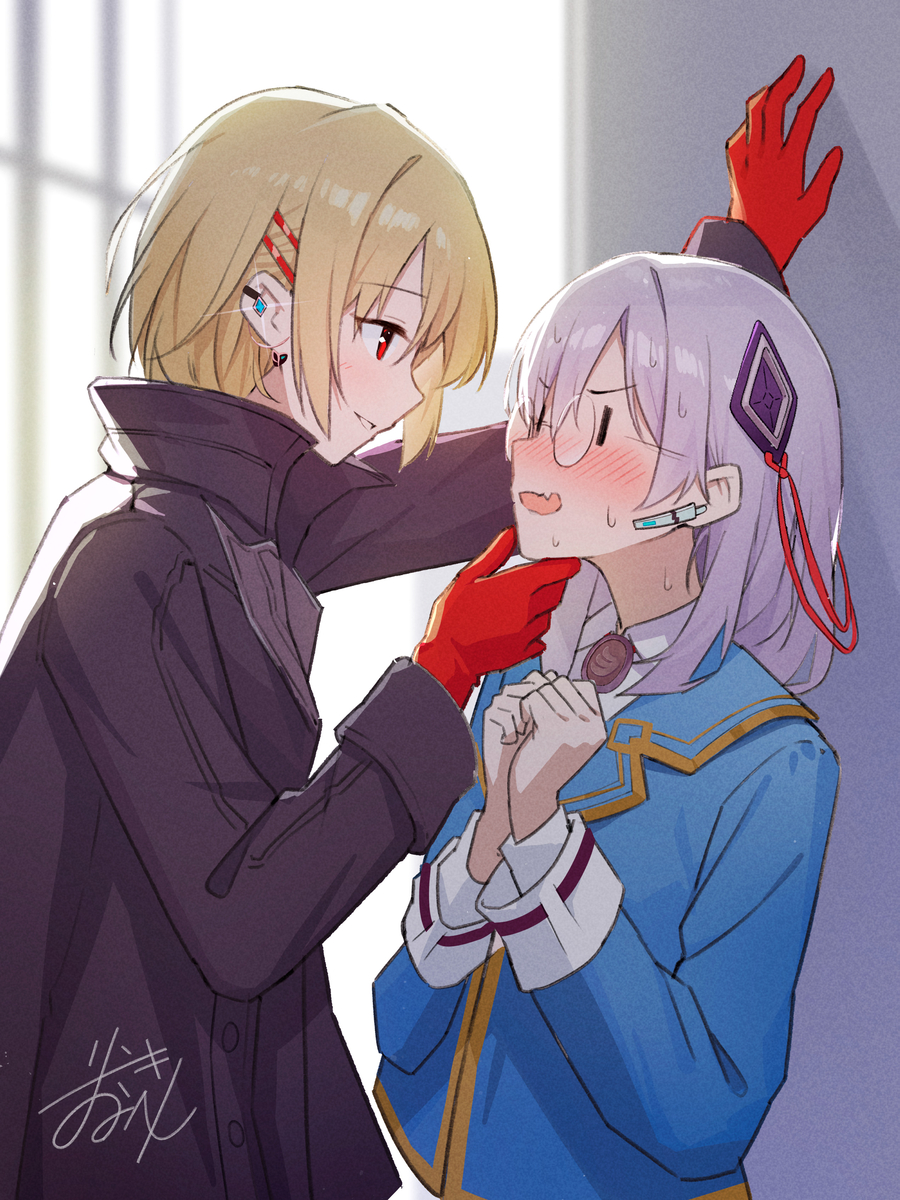This is a pixiv picture whose title is 覚悟はいいかい？.