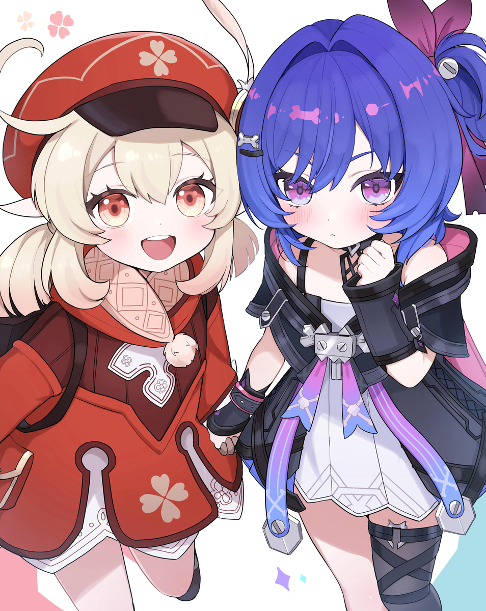 This is a pixiv picture whose title is プルーネとクレー.