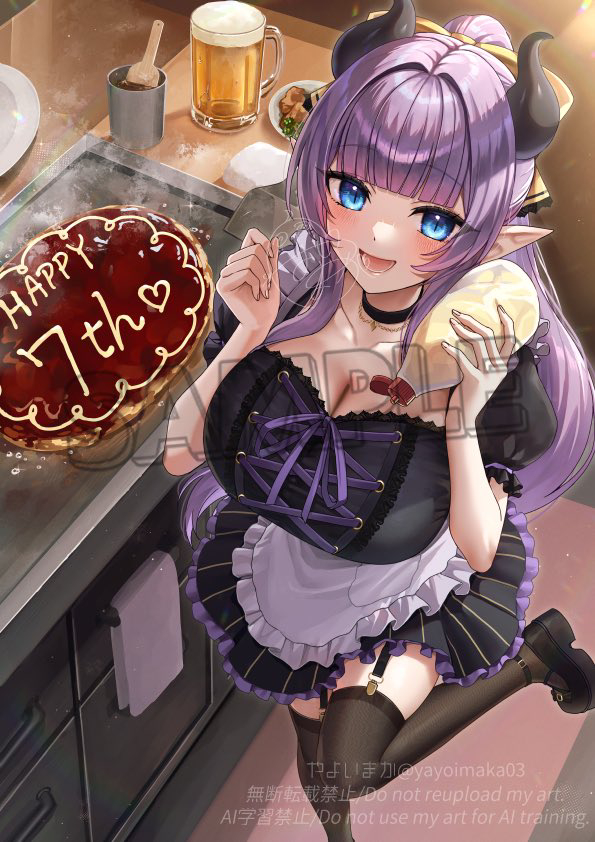 This is a pixiv picture whose title is 【お仕事】お誕生日グッズイラスト.
