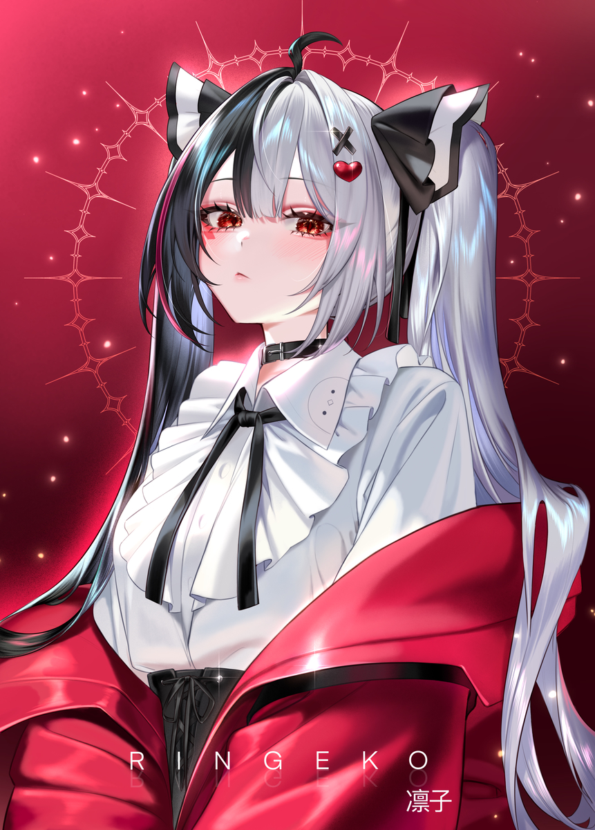 This is a pixiv picture whose title is Lacrimosa.