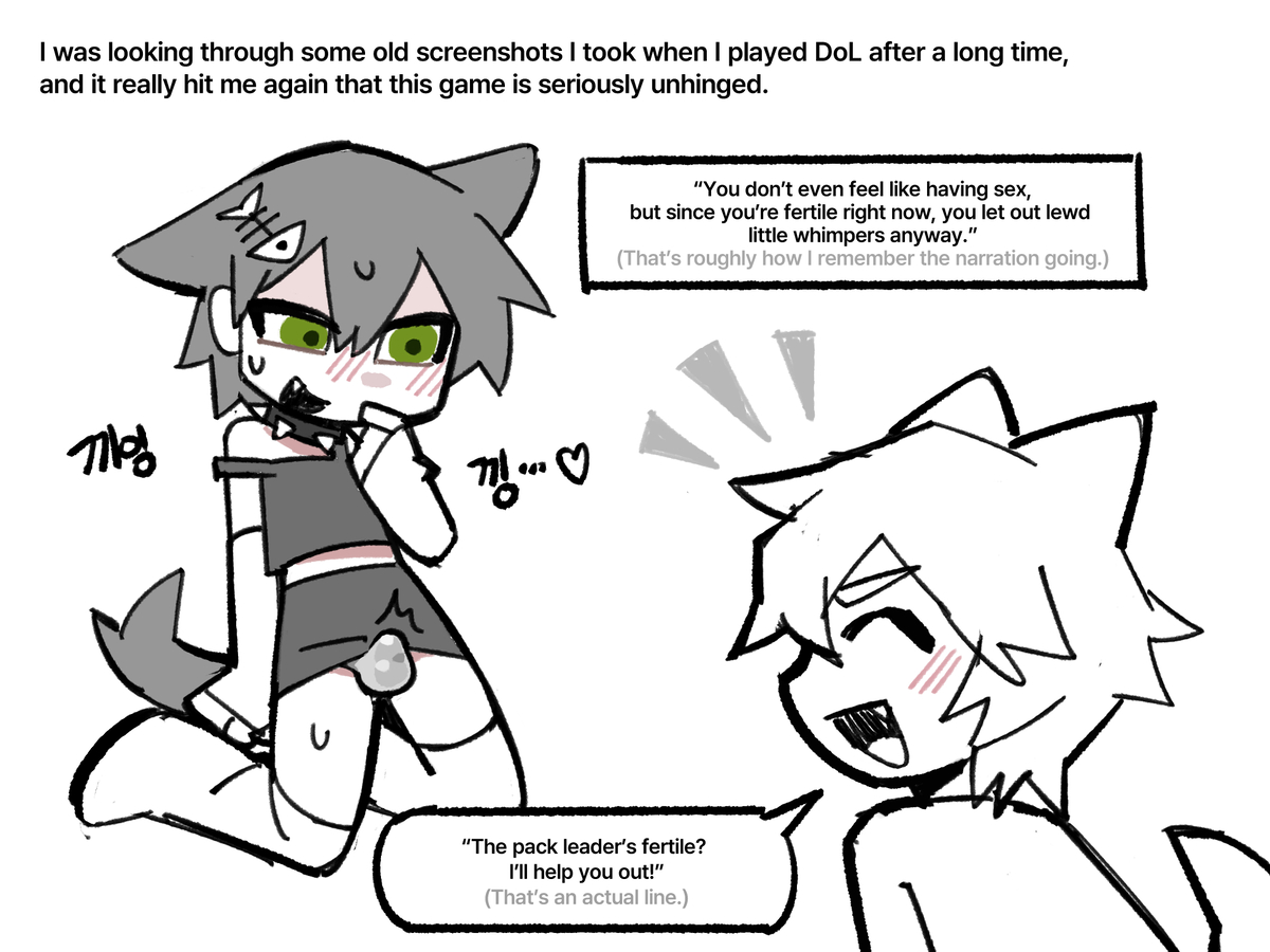 This is a pixiv picture whose title is Erotica and comedy are neighbors.