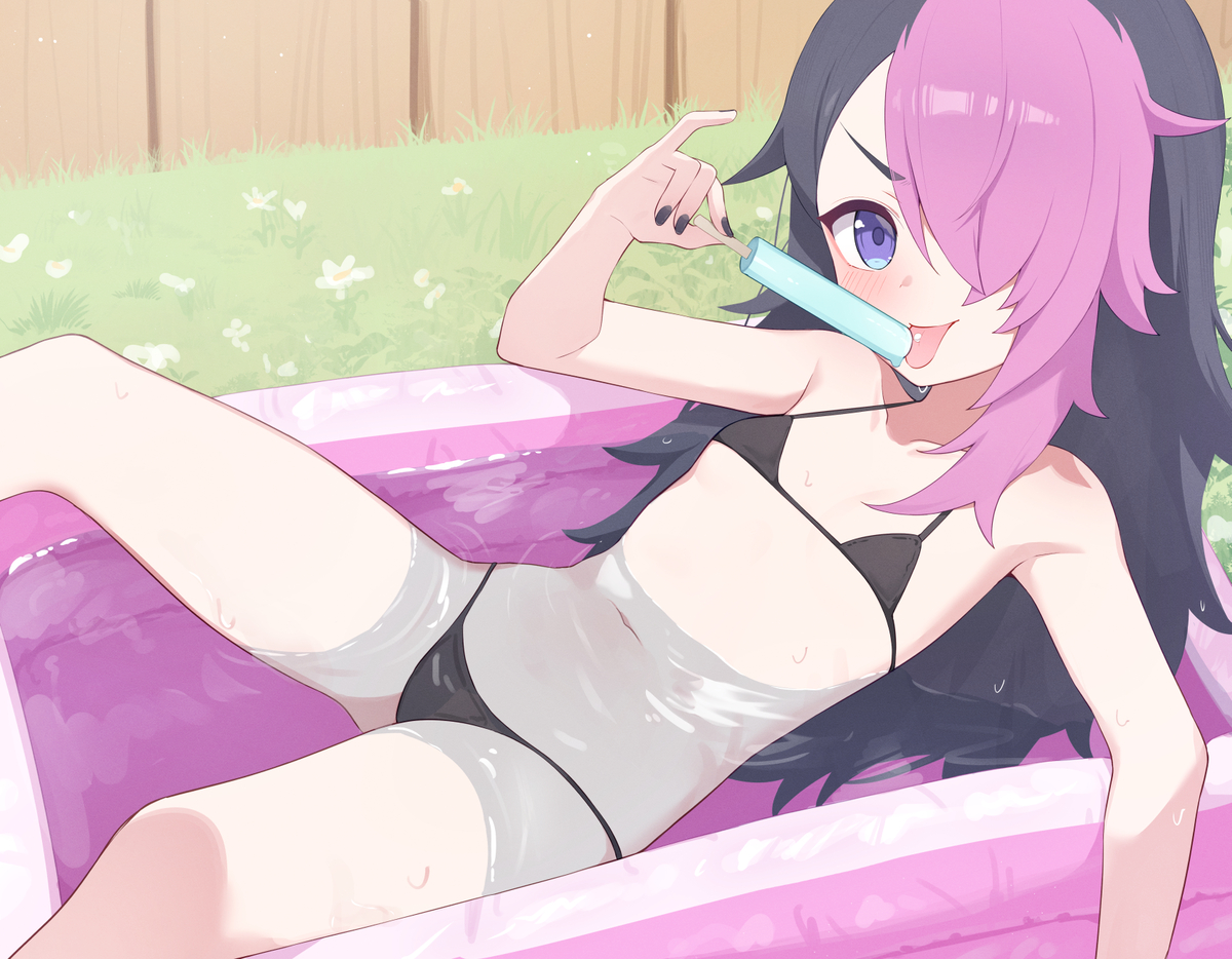 This is a pixiv picture whose title is commission.