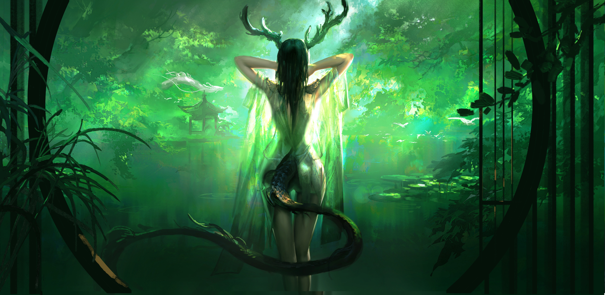 This is a pixiv picture whose title is 稚圭：“陈平安~看够了吗？”.