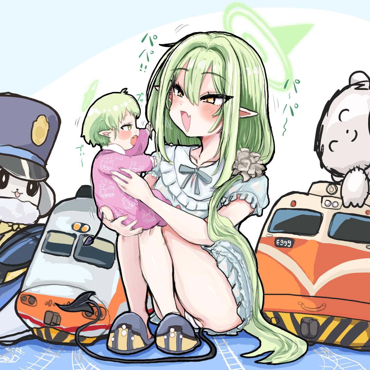 This is a pixiv picture whose title is 存在しない記憶.