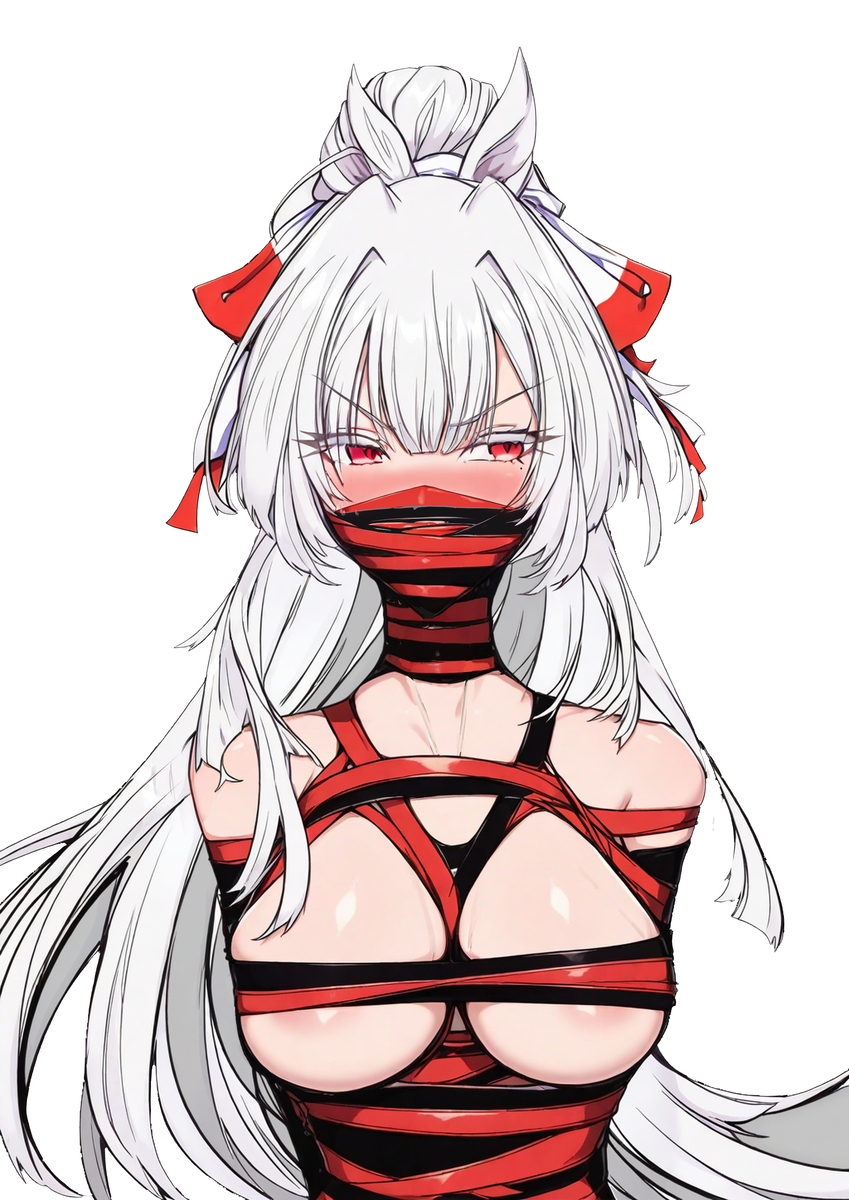 This is a pixiv picture whose title is ボンデージ.
