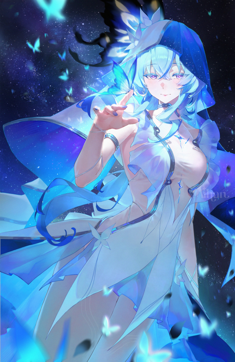 This is a pixiv picture whose title is Shorekeeper.