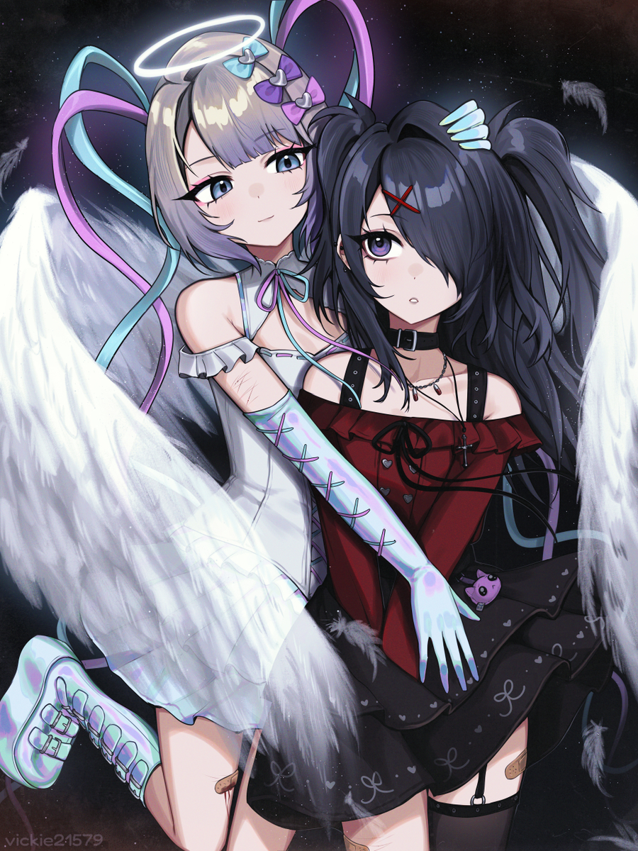 This is a pixiv picture whose title is エンジェル.