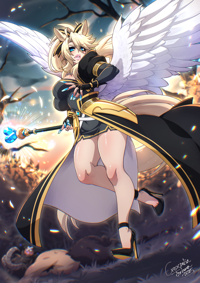 This is a pixiv picture whose title is Magical girl Chelsea.