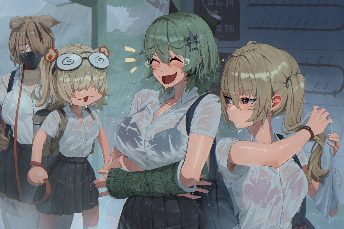 This is a pixiv picture whose title is High school Calydon.
