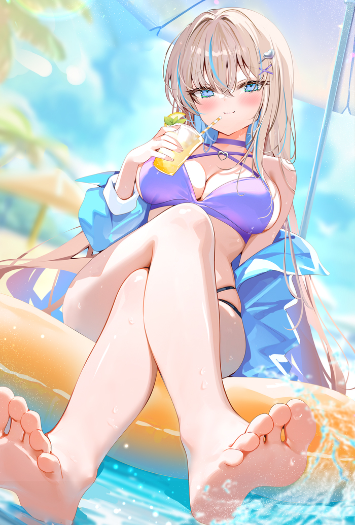 This is a pixiv picture whose title is 【夏コミ】サークルぽにドロップ受かりました🌈✨.