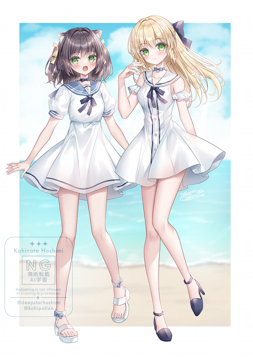 This is a pixiv picture whose title is skeb🛟.