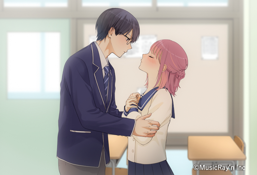 This is a pixiv picture whose title is 【MV】『君のせいで愛してる』.