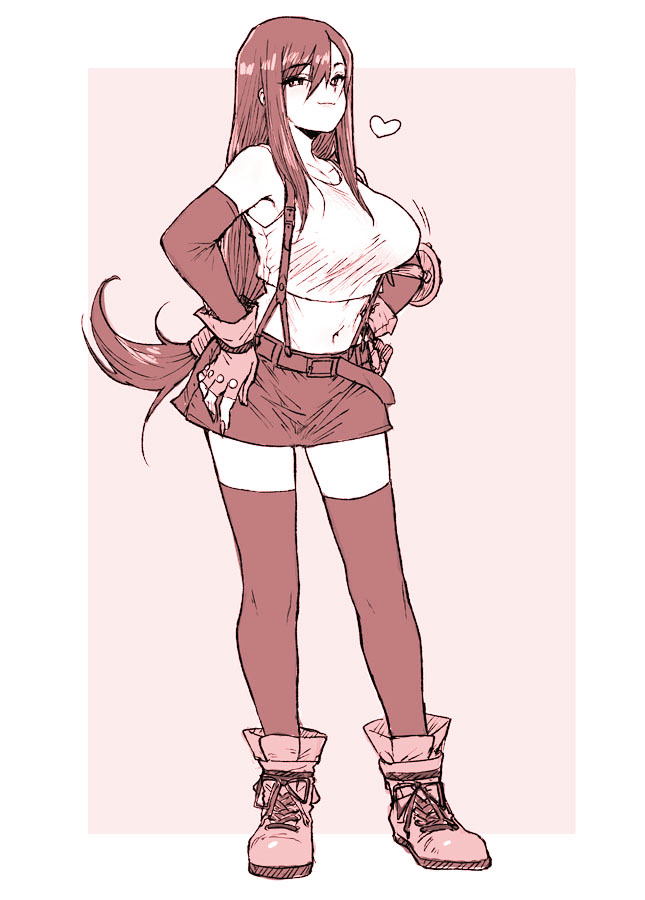 This is a pixiv picture whose title is ティファ.
