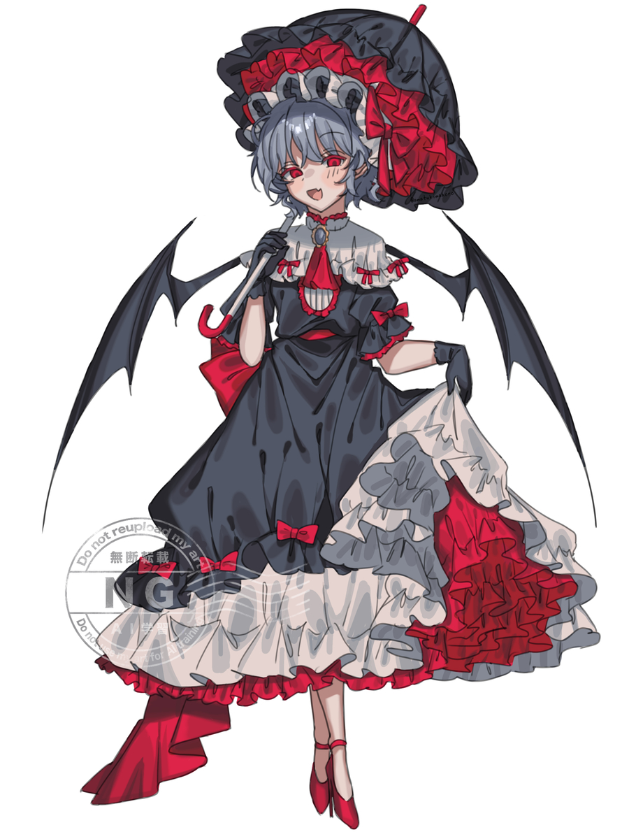 This is a pixiv picture whose title is 令嬢風レミリア.