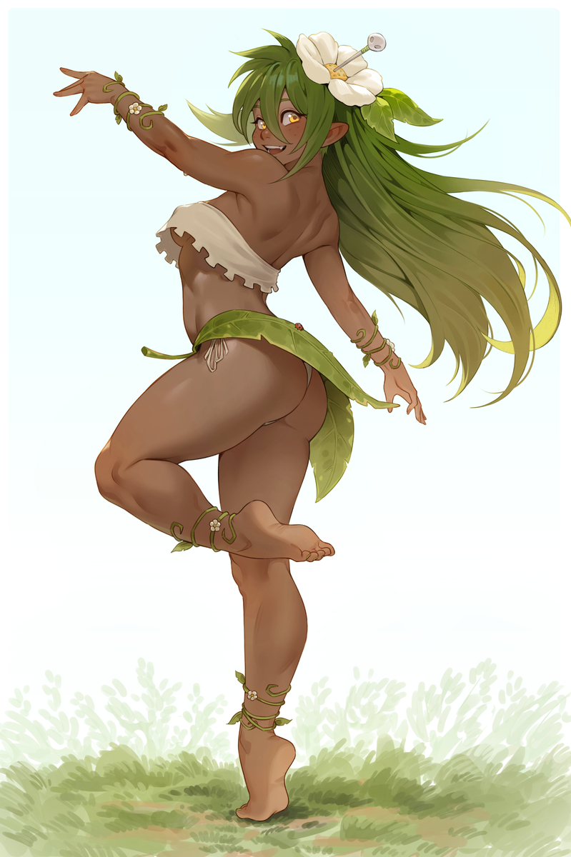 This is a pixiv picture whose title is Sadida.