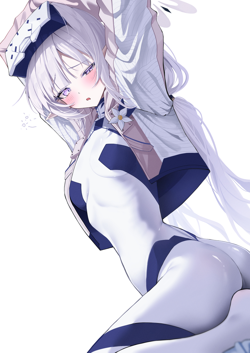 This is a pixiv picture whose title is Himari🩶.