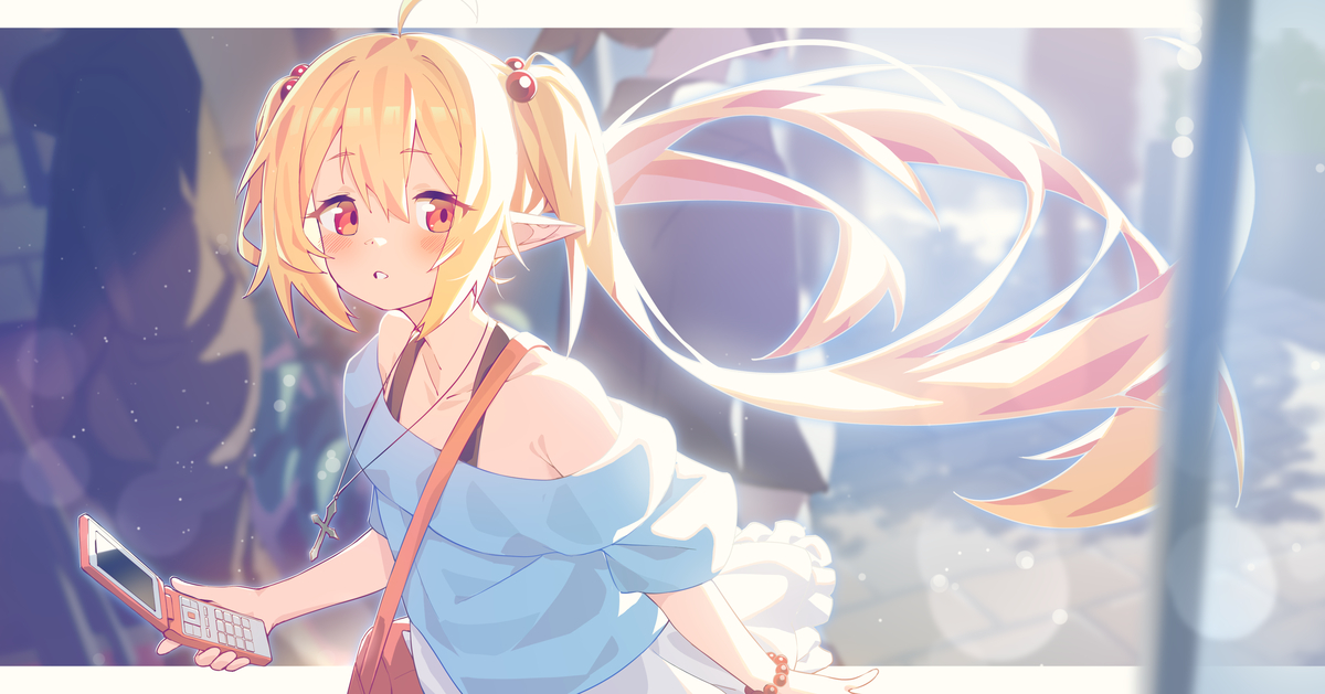 This is a pixiv picture whose title is 目が合ったとき.