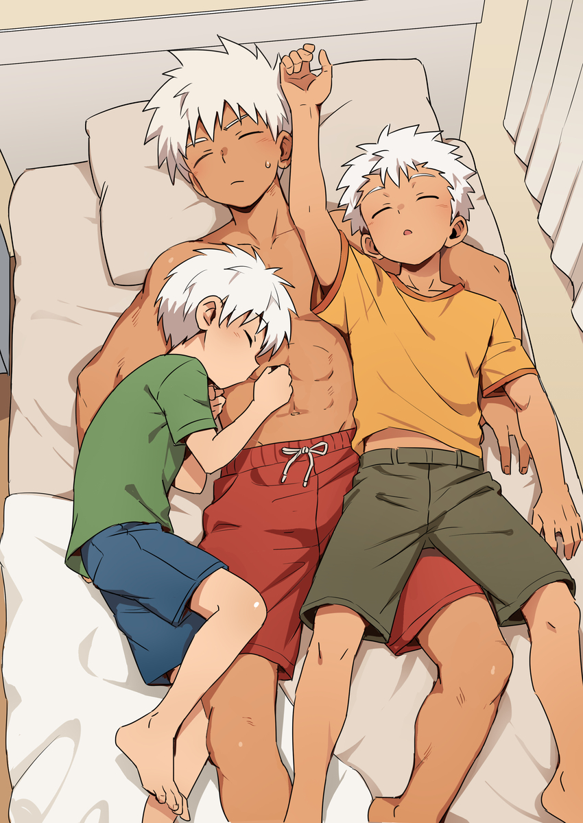 This is a pixiv picture whose title is Big Brother Pillow.