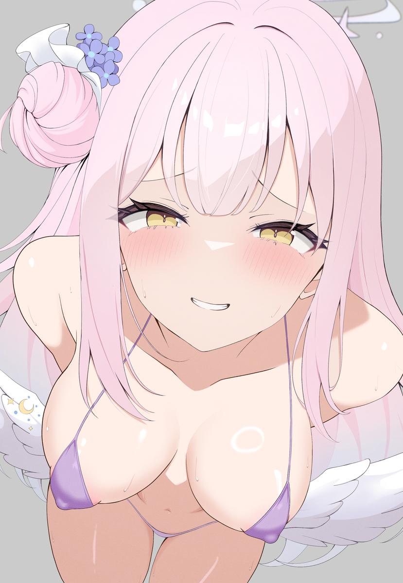 This is a pixiv picture whose title is マイクロビキニミカ.