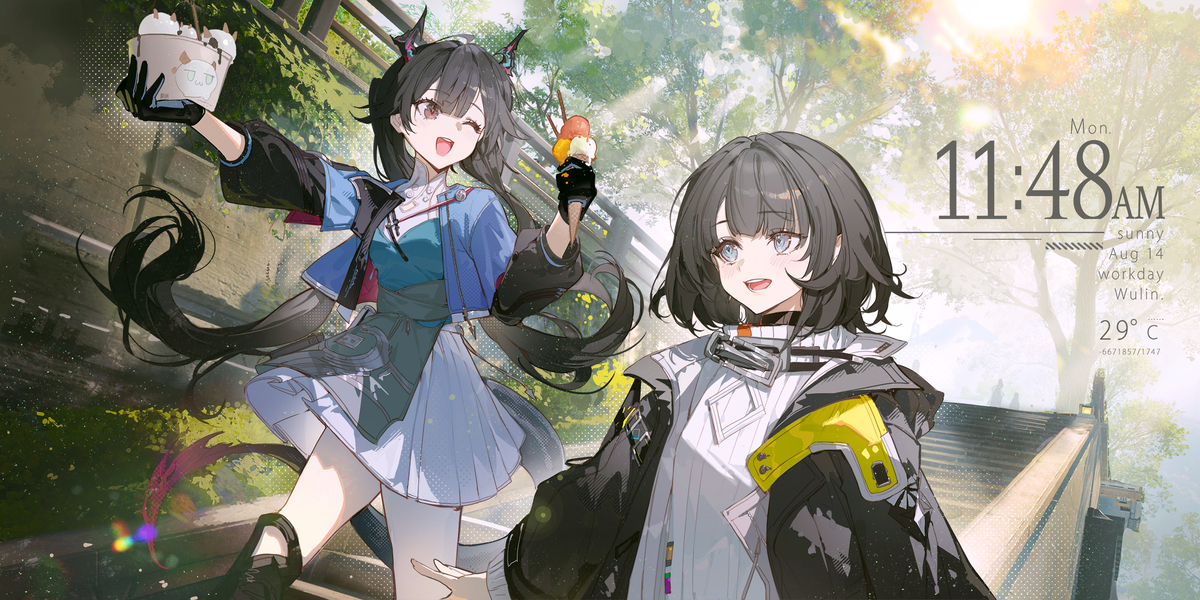 This is a pixiv picture whose title is 11:48am.
