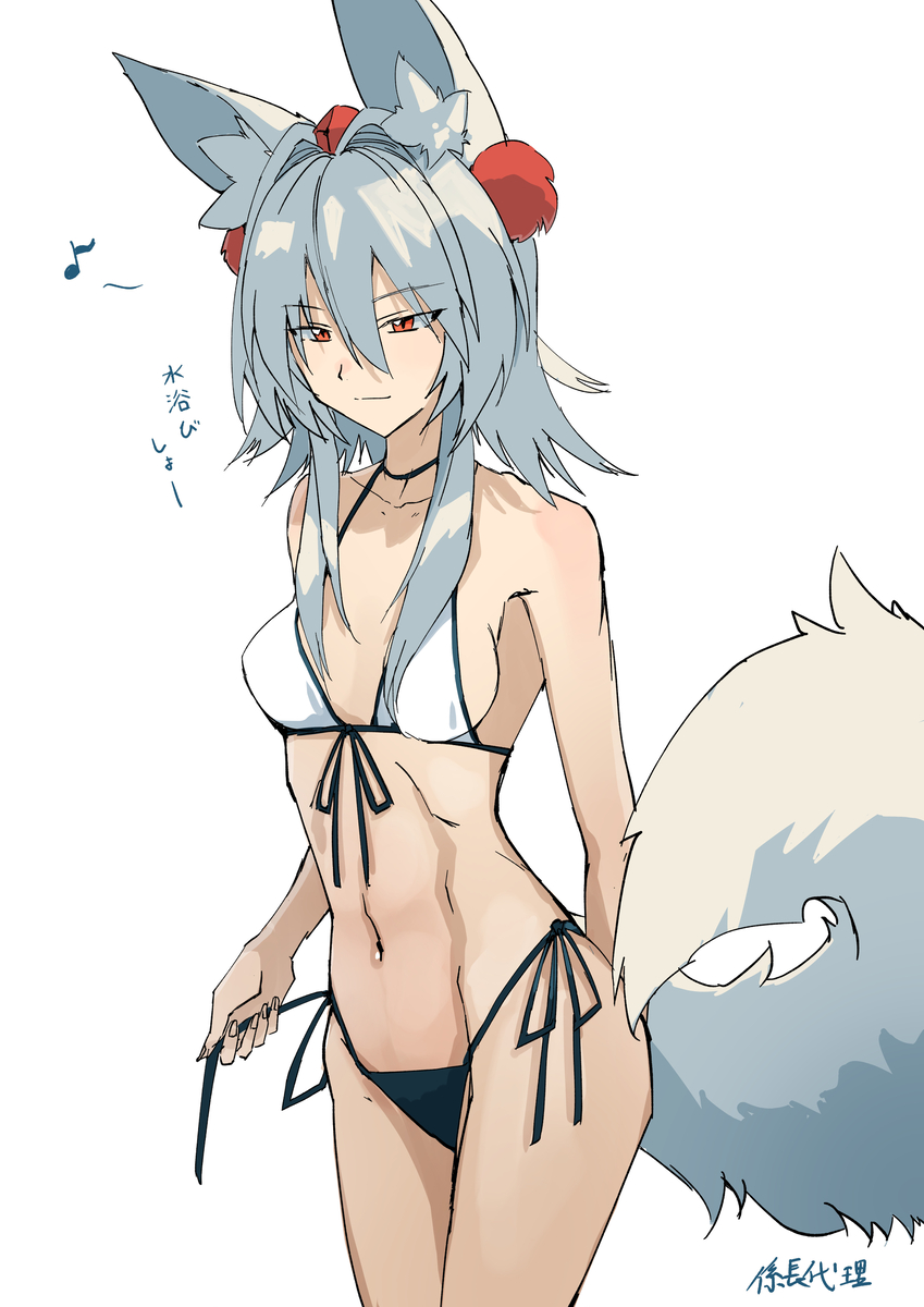 This is a pixiv picture whose title is たまにイケメンになると評判の椛.