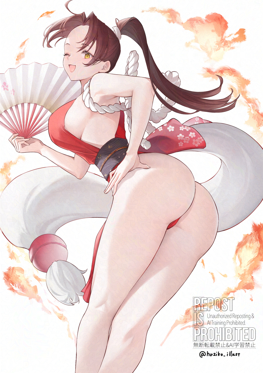 This is a pixiv picture whose title is 不知火舞.