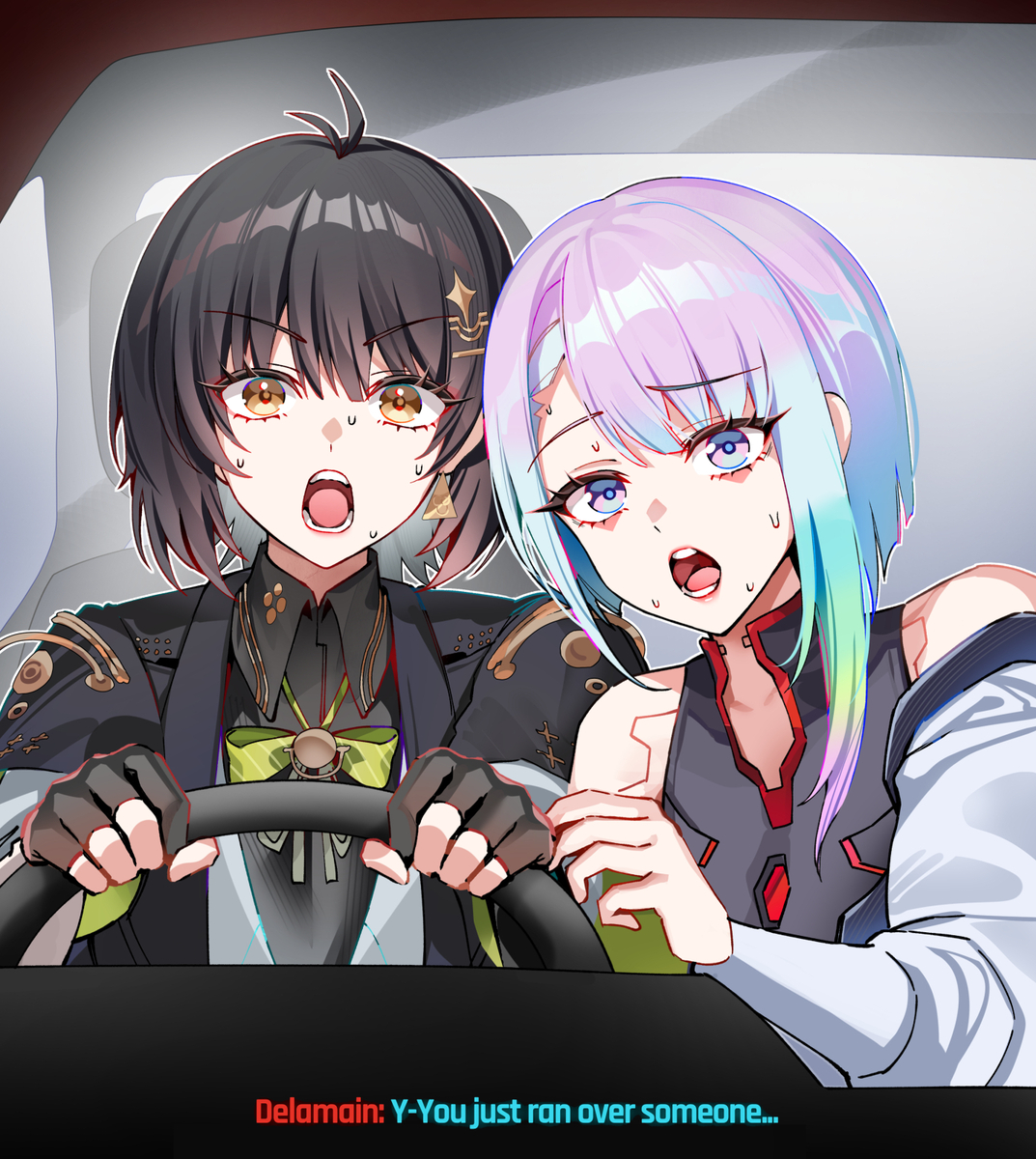 This is a pixiv picture whose title is Lucy.