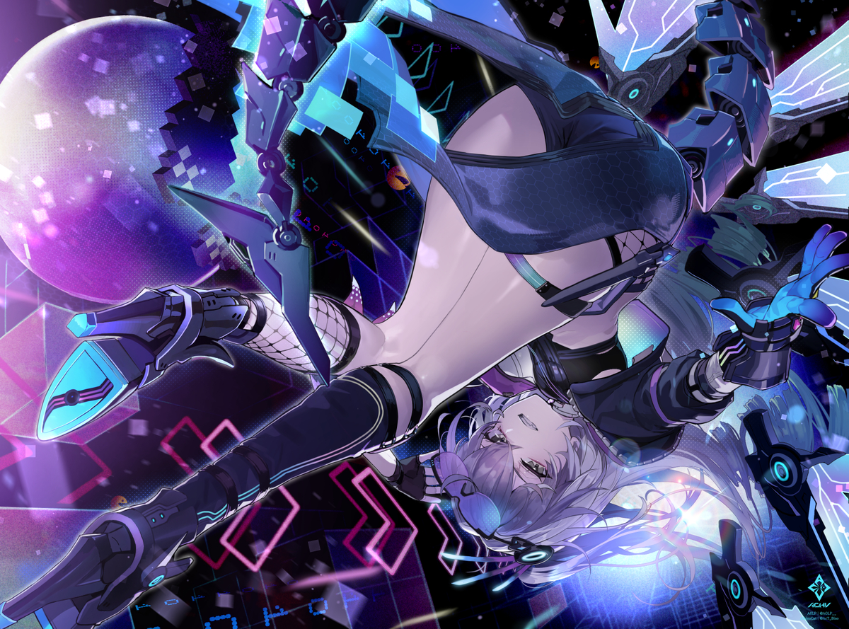 This is a pixiv picture whose title is 🐺🌃.