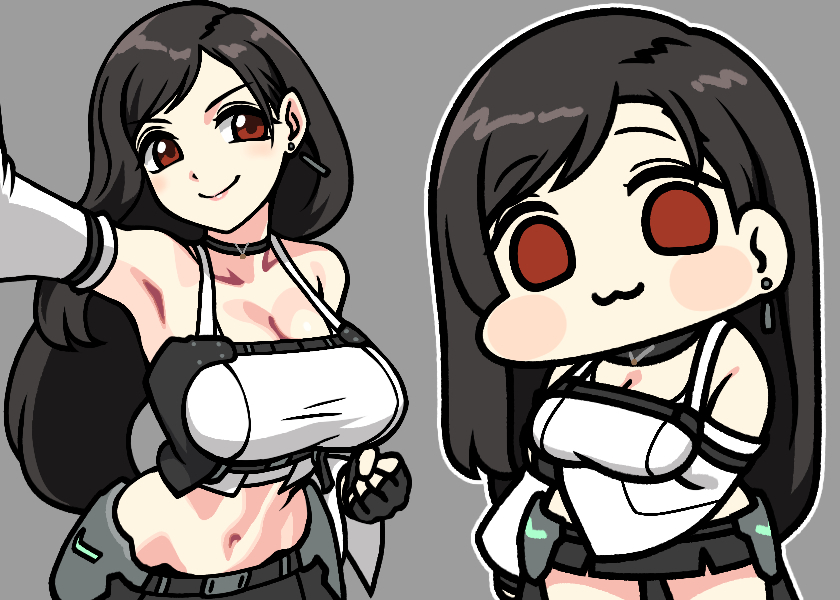 This is a pixiv picture whose title is ティファ・ロックハート.