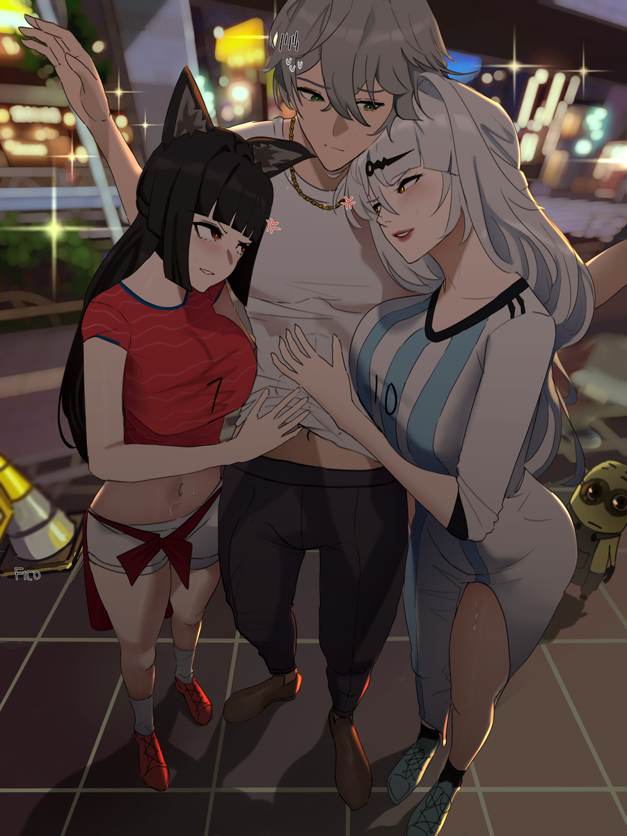 This is a pixiv picture whose title is World cup~⚽.