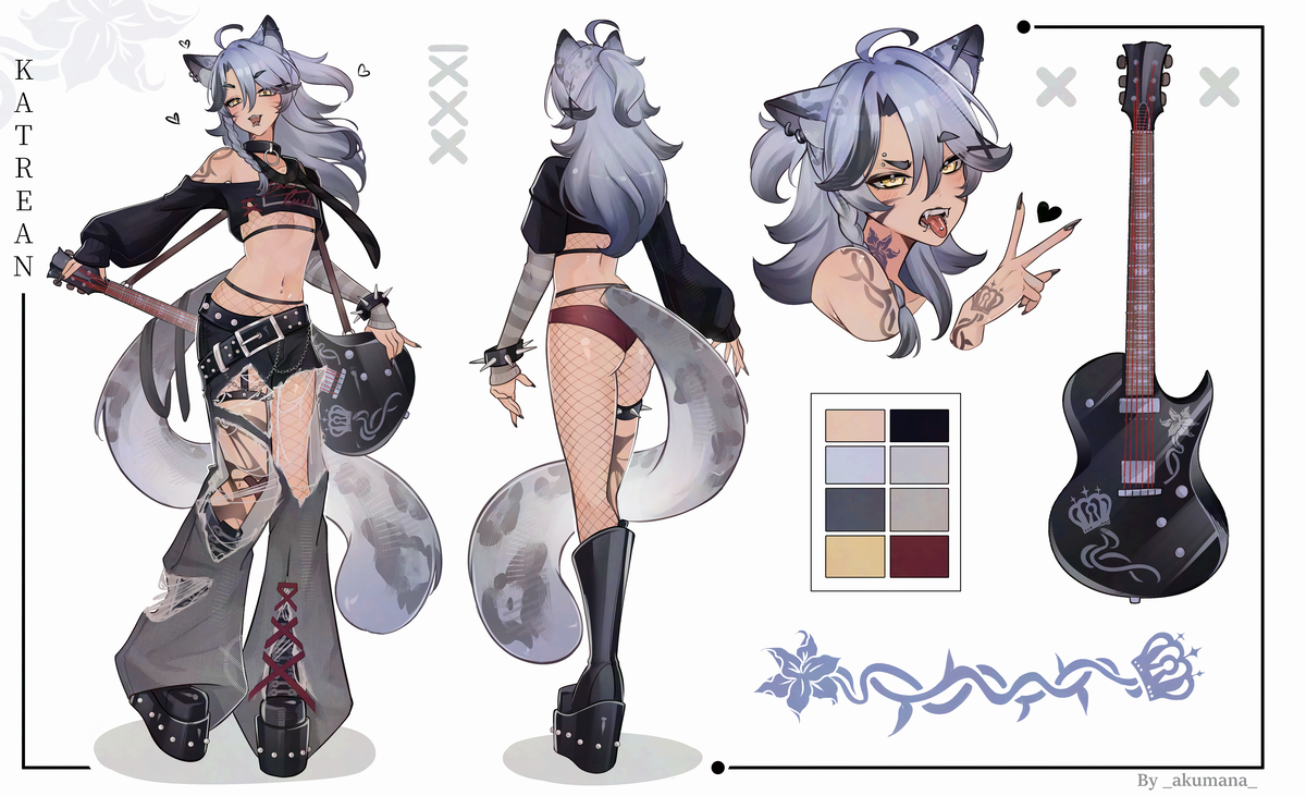 This is a pixiv picture whose title is Katrean (commission).