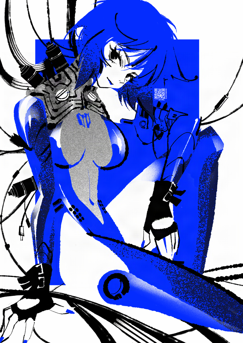 This is a pixiv picture whose title is GHOST IN THE SHELL.