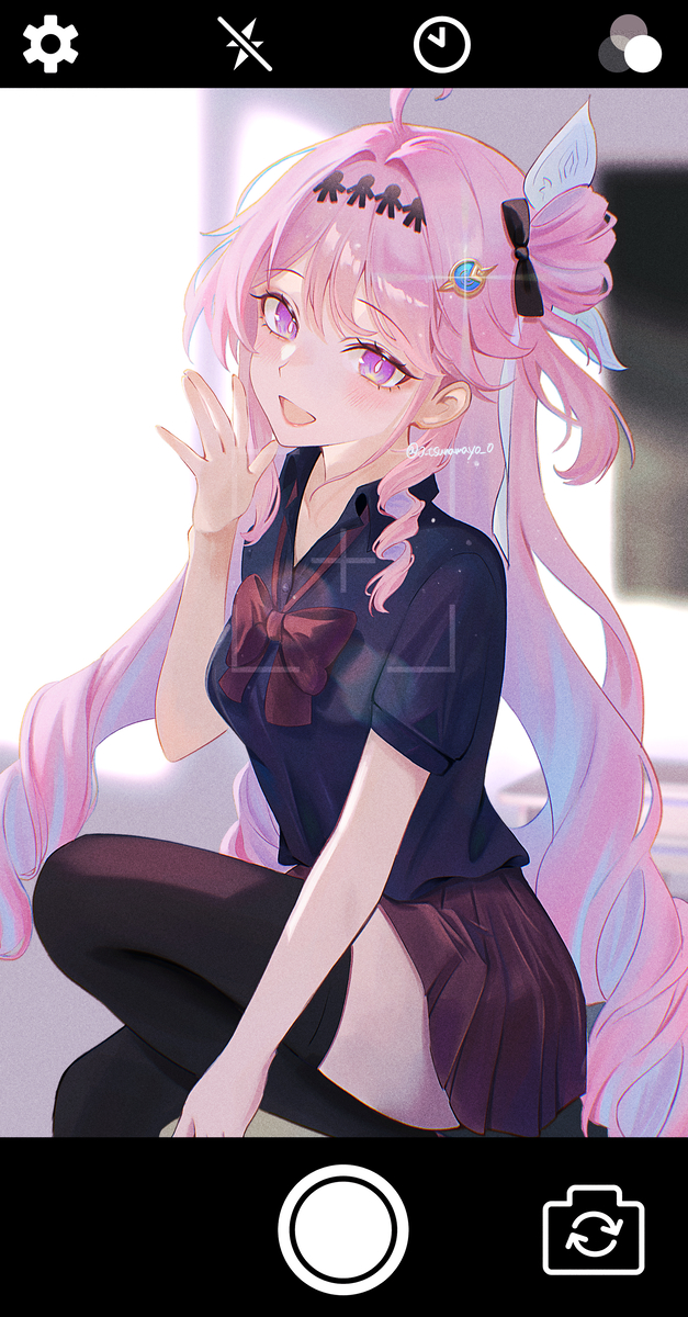 This is a pixiv picture whose title is 鳴潮　ダーニャ / Denia.