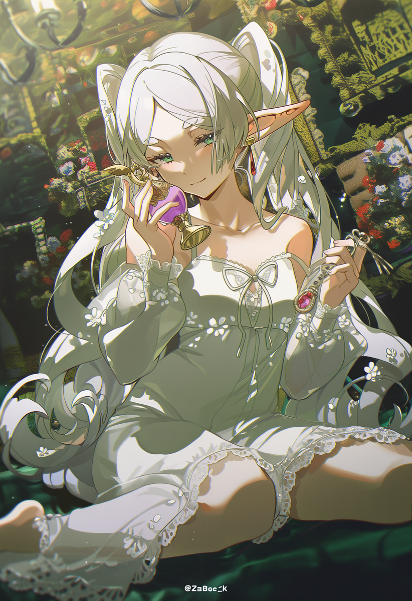 This is a pixiv picture whose title is 芙莉莲.