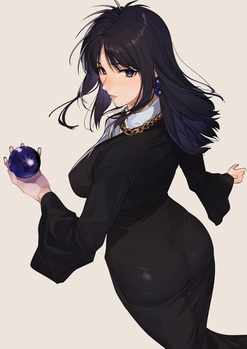 This is a pixiv picture whose title is 陽炎（影法師）.