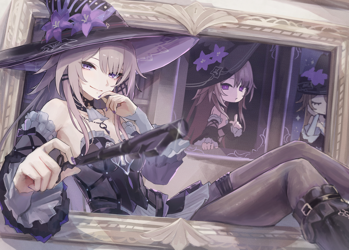 This is a pixiv picture whose title is 「サムネイル」.