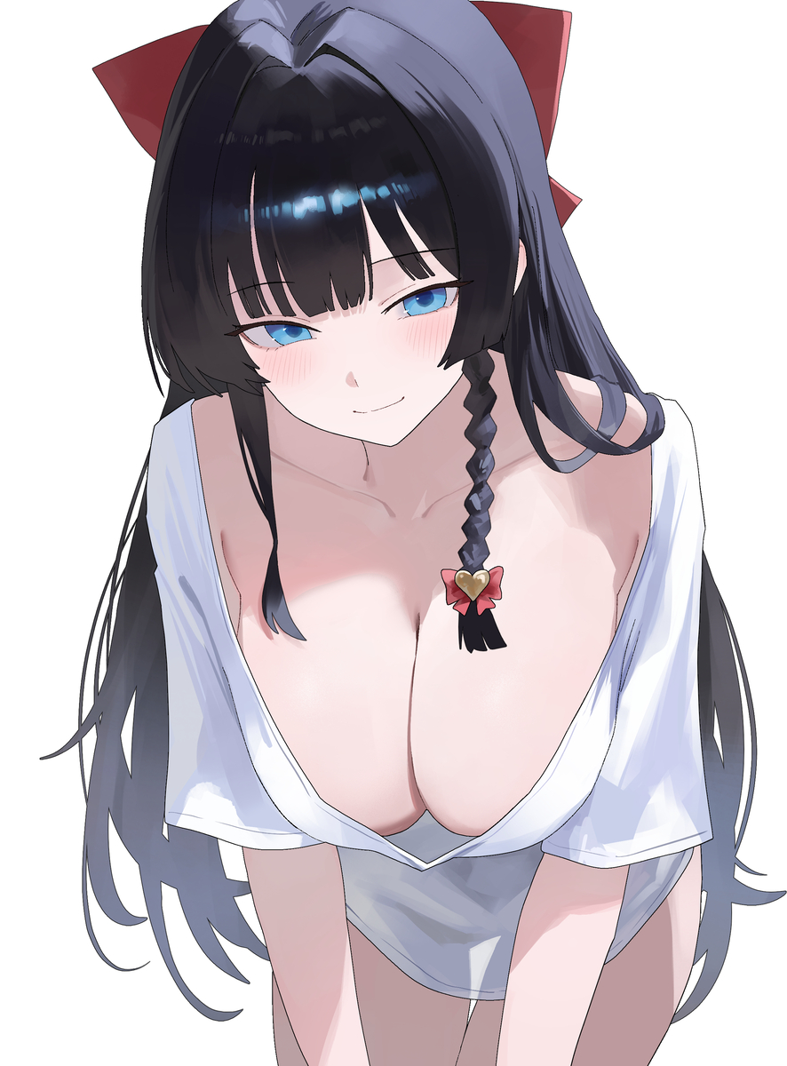 This is a pixiv picture whose title is 🖤🖤.