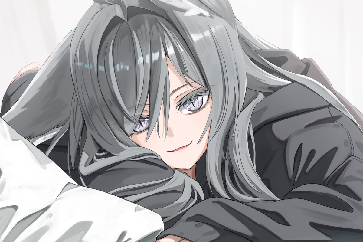 This is a pixiv picture whose title is 狐のお姉さん.