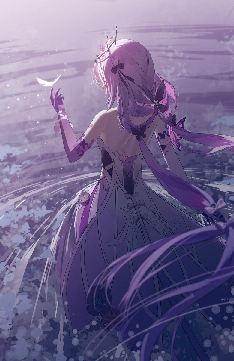 This is a pixiv picture whose title is 遐蝶.