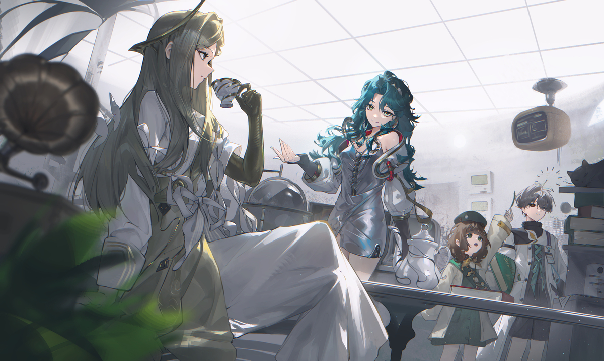 This is a pixiv picture whose title is ローレンツ研究所の日常.