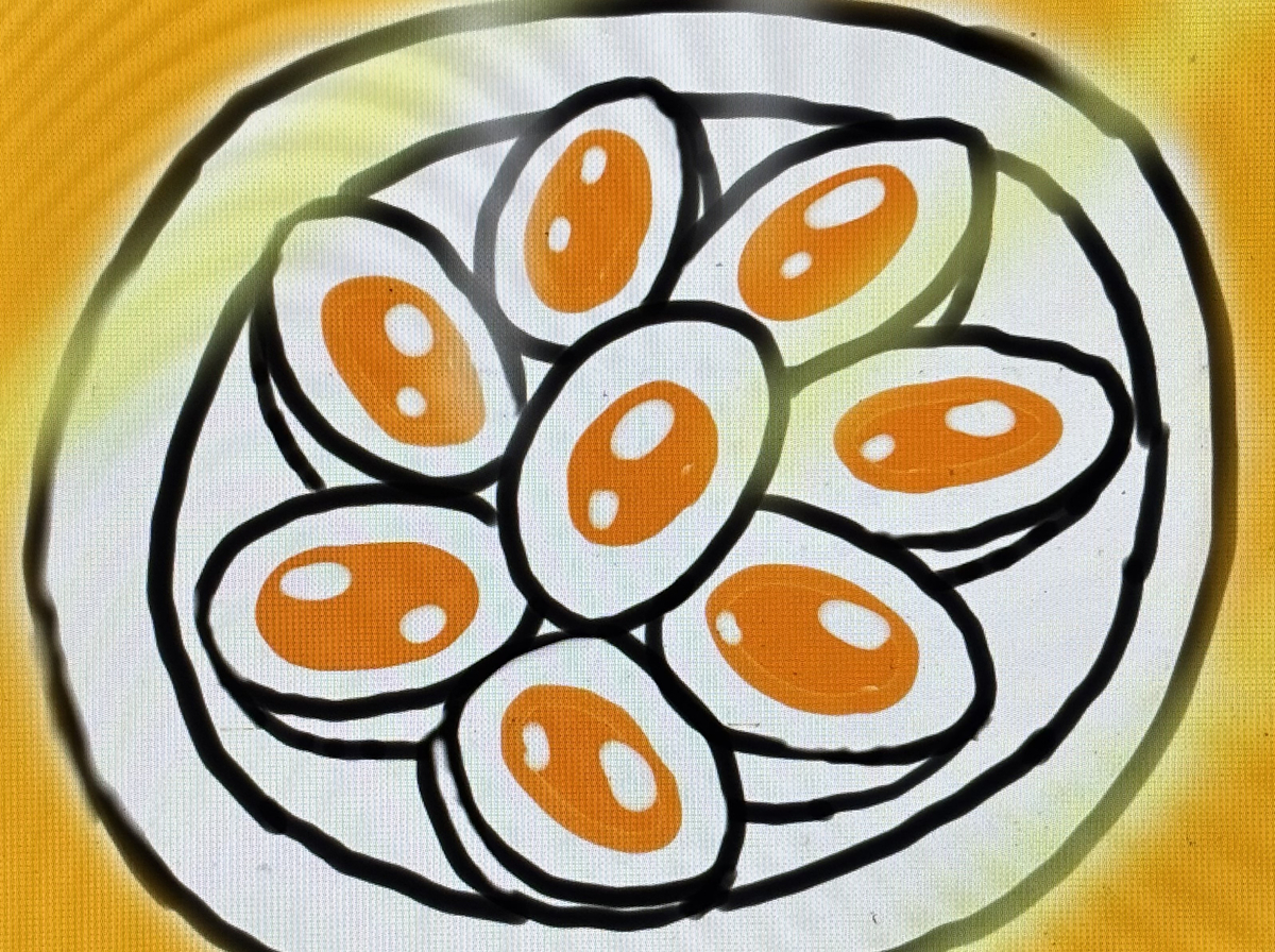 This is a pixiv picture whose title is 煮卵✨🥚✨.